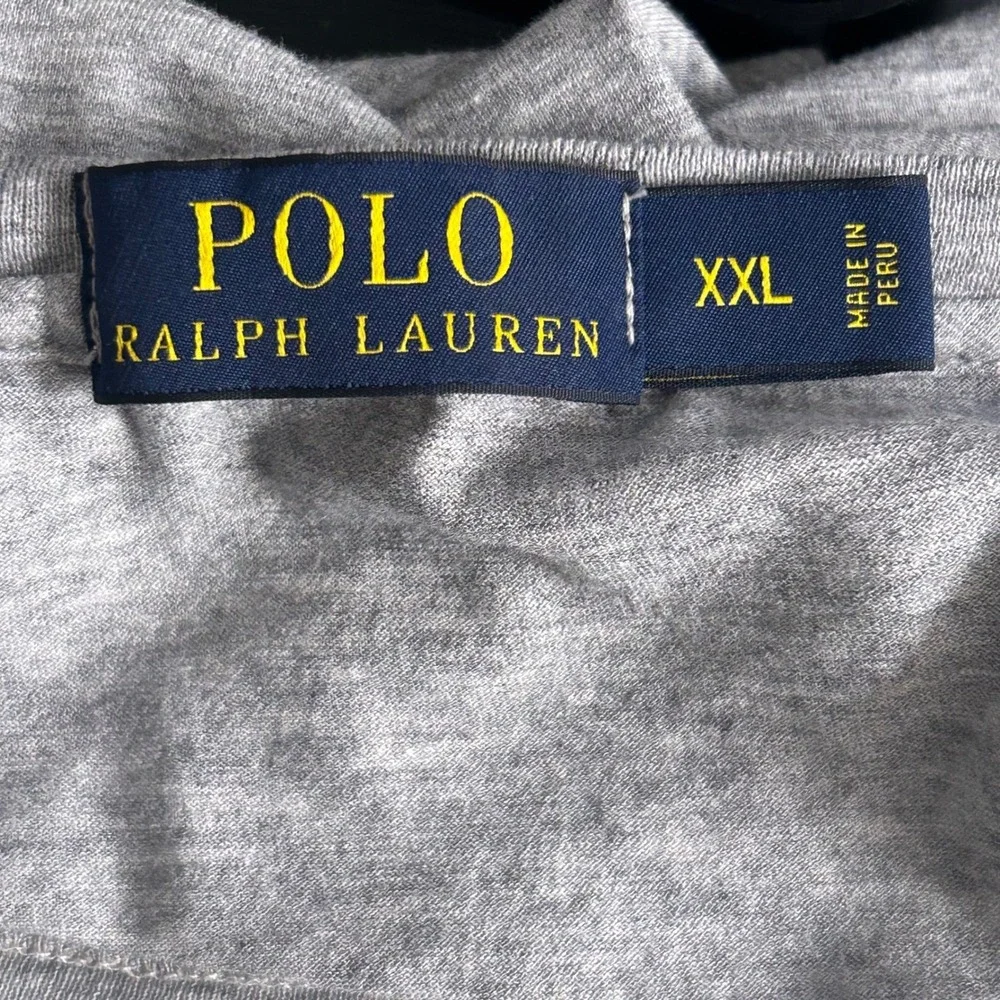 Polo Ralph Lauren Mens Shirt XXL Classic‎ Basic Simple Capsule Cotton Pocket Tee